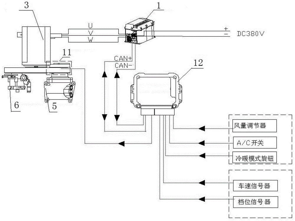 Auxiliary diving integrated module for electric vehicle