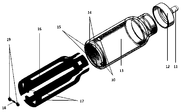 Implementation method for heating or heat-preservation container