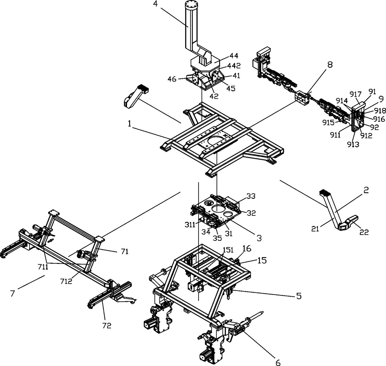 A front-end manipulator for automobile assembly