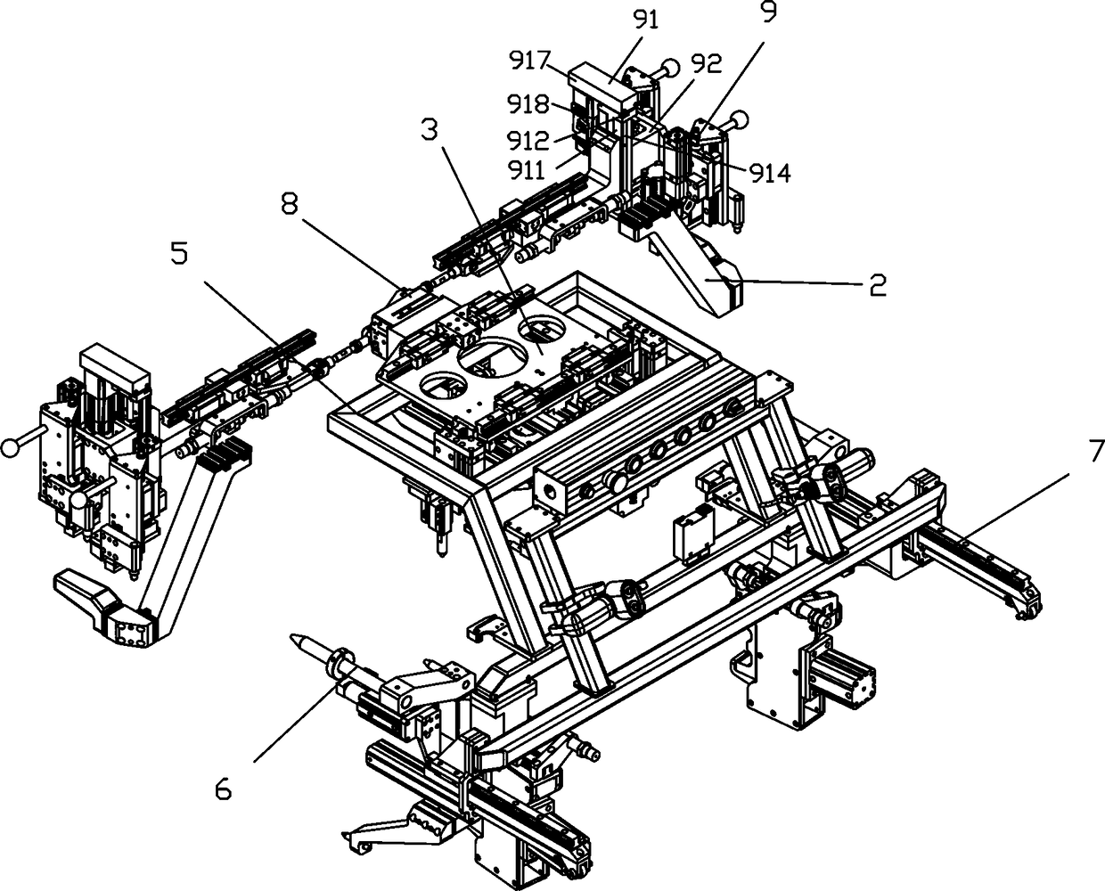 A front-end manipulator for automobile assembly