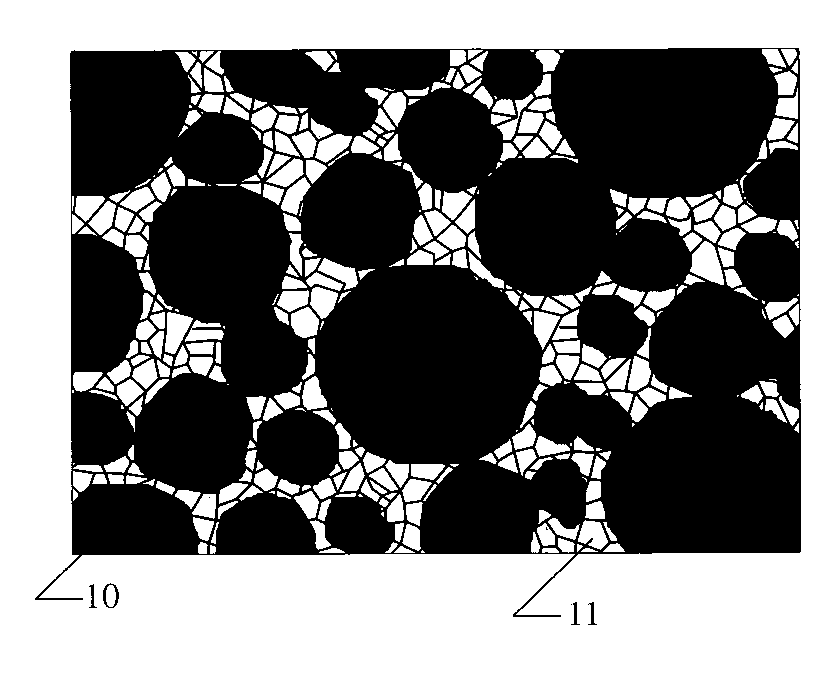 Porous metal articles having a predetermined pore character