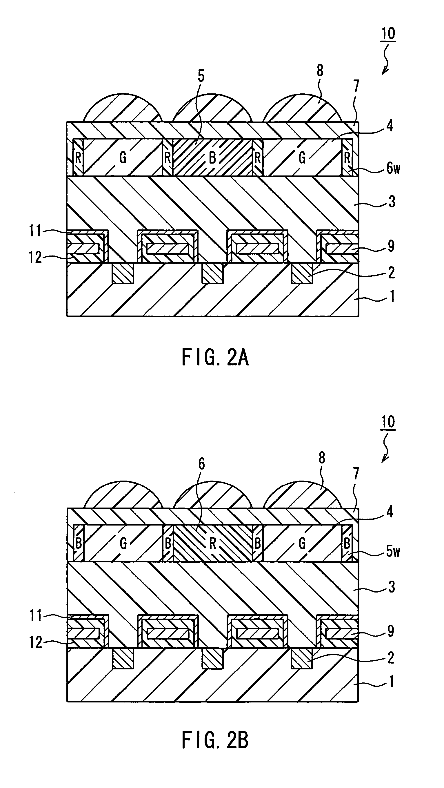 Solid-state imaging device, method for manufacturing the same and camera