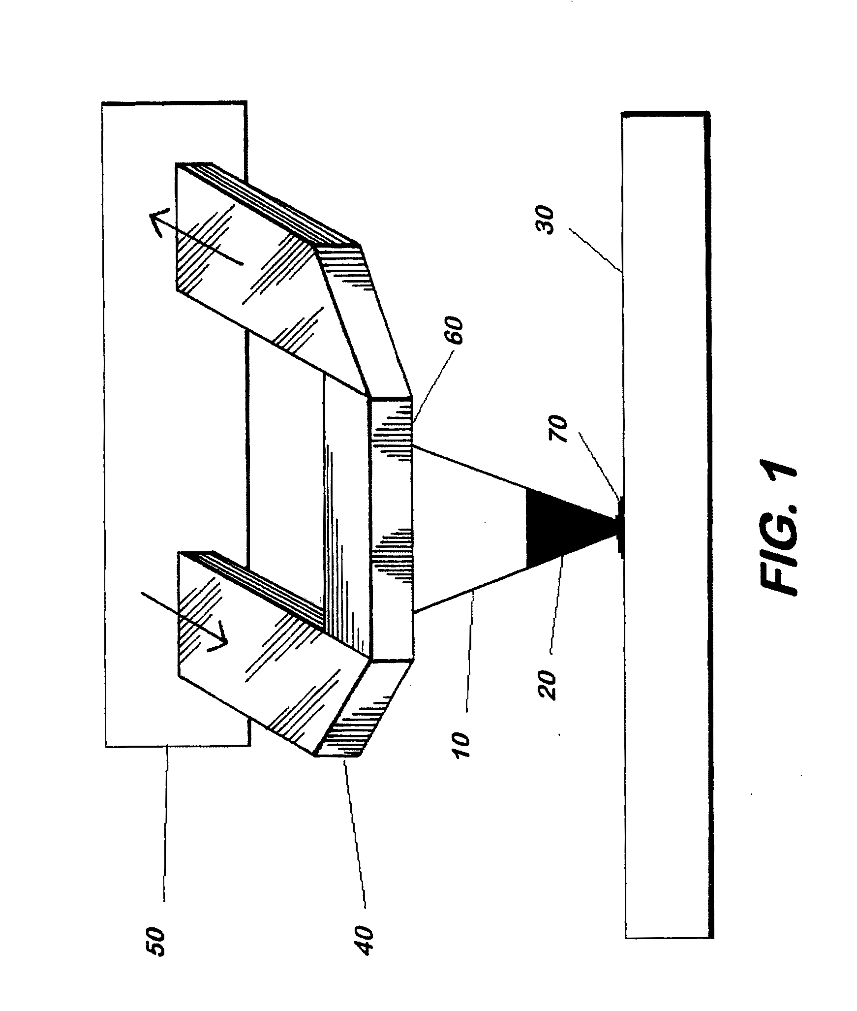 Thermal control of deposition in dip pen nanolithography