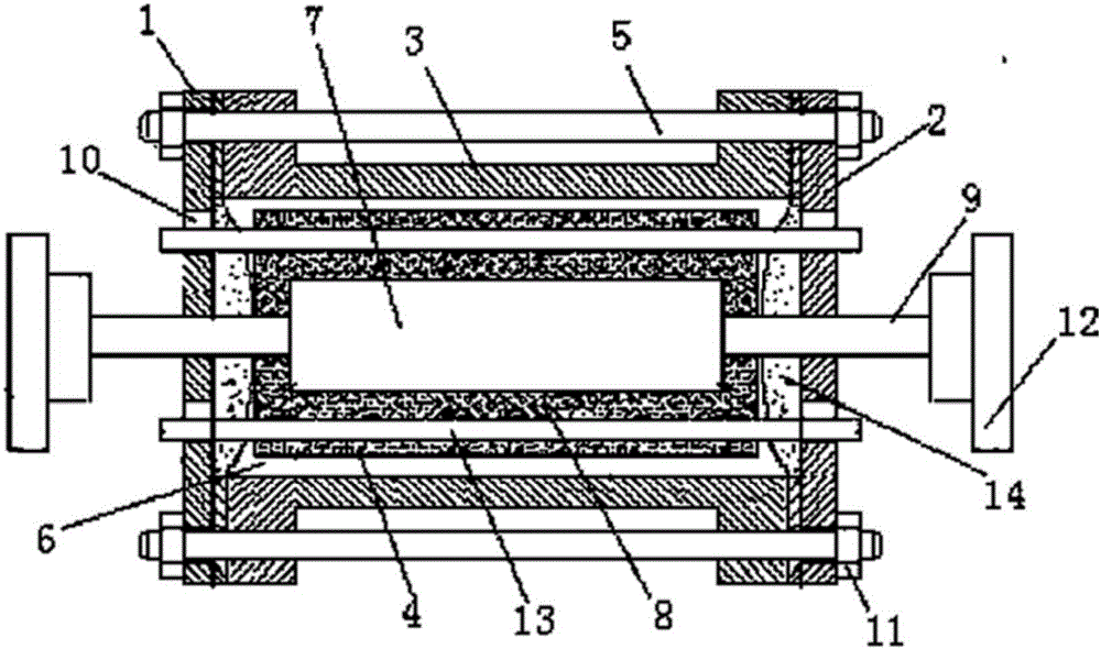 Fire-prevention fuse used for electrical machinery and provided with ceramic insulating and radiating fins