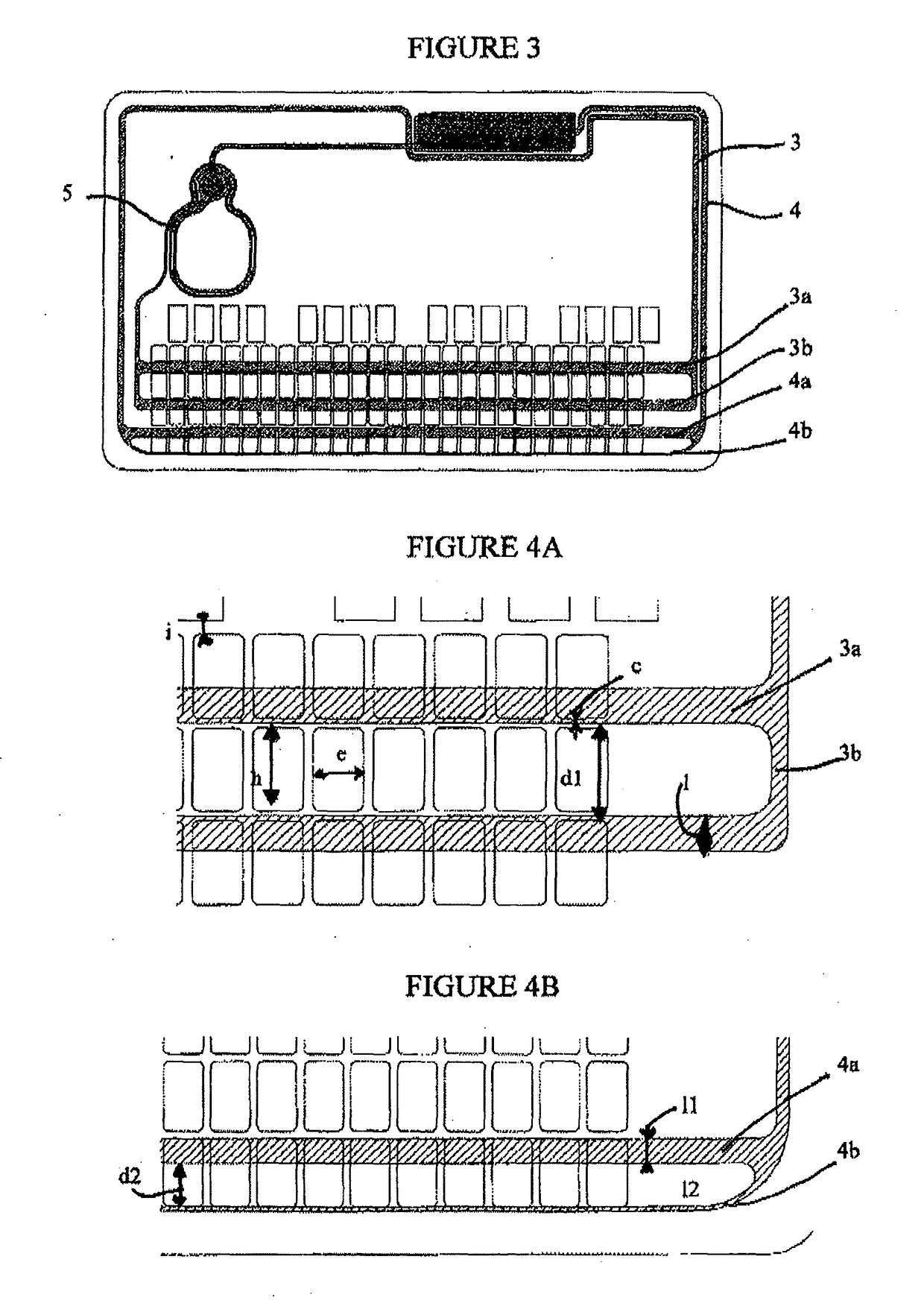 Contactless smart card comprising an antenna optimized to allow embossing of characters