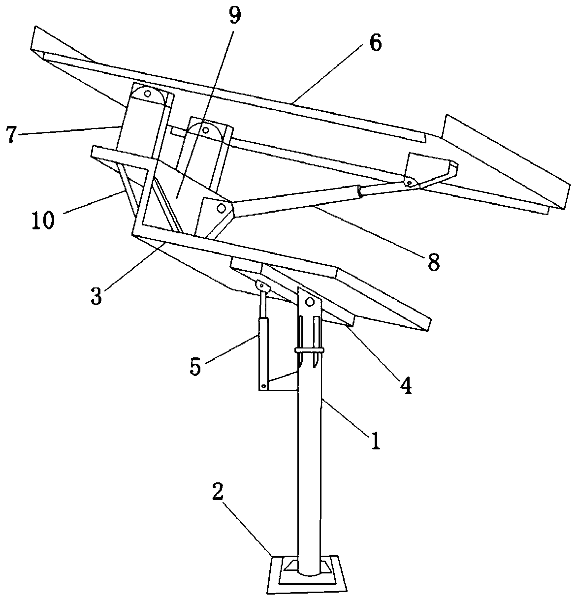 Full-angle adjustment bracket for photovoltaic module