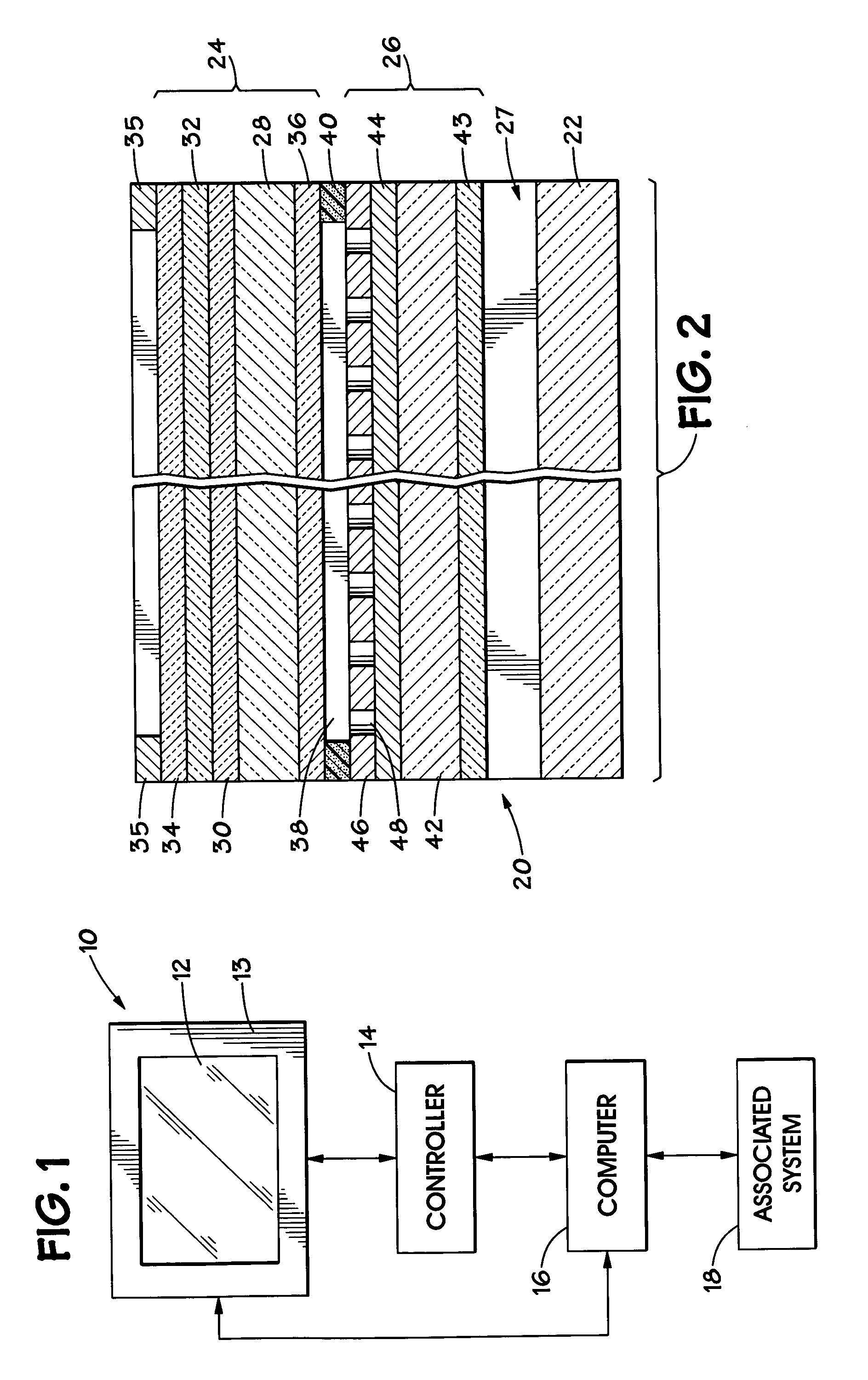 Resistive touch panel using removable, tensioned top layer