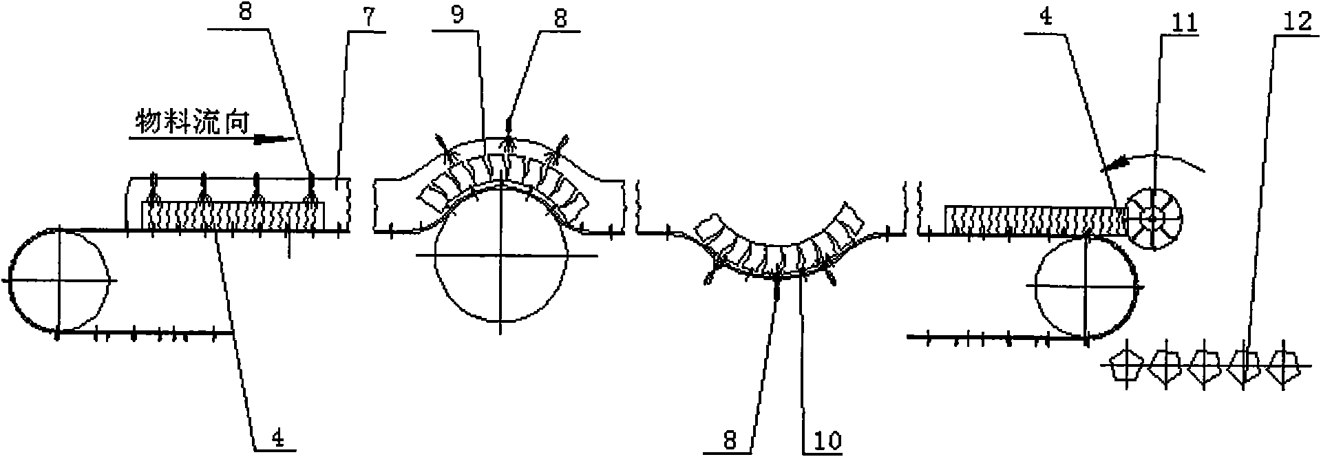 Loosening and dampening method of tobacco leaves under condition of low intensity