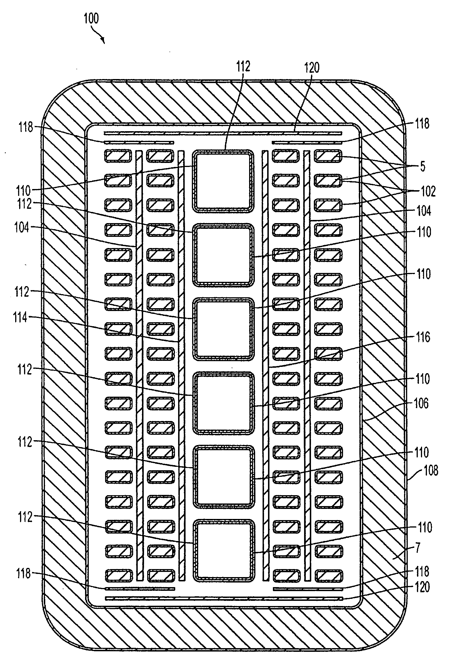 Stator coil with improved heat dissipation