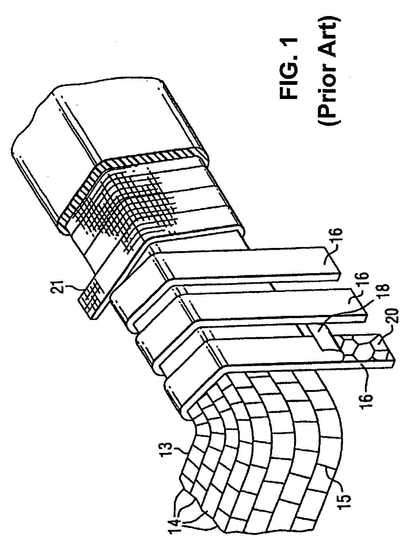 Stator coil with improved heat dissipation