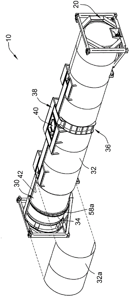 Intermodal tank transport system, components, and methods