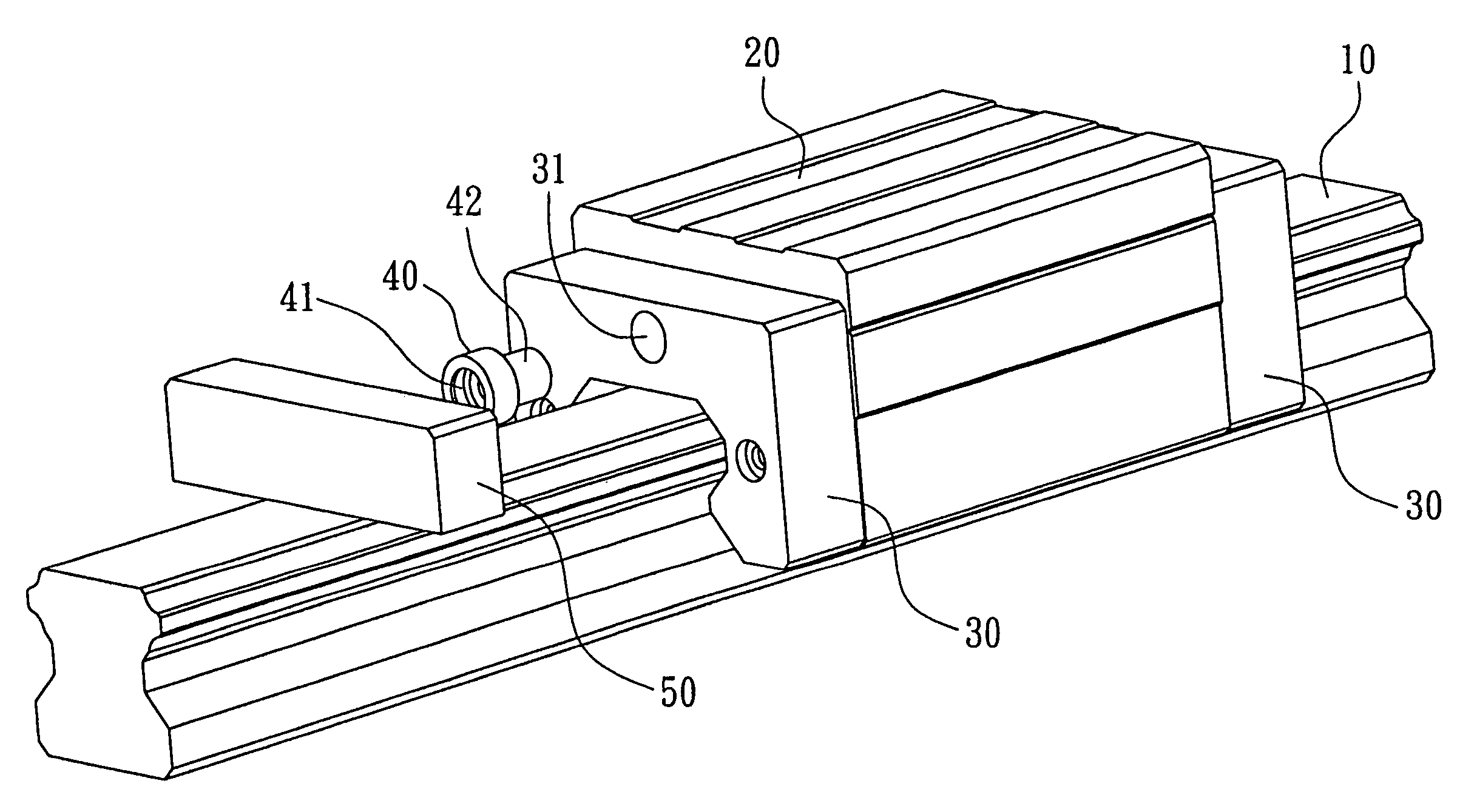 Linear guideway with a changeable oil-storage unit