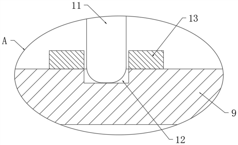 Lightning arrester grounding device convenient to maintain