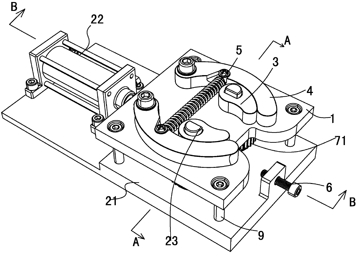 Tool for opening ring and base body assembly and assembly method