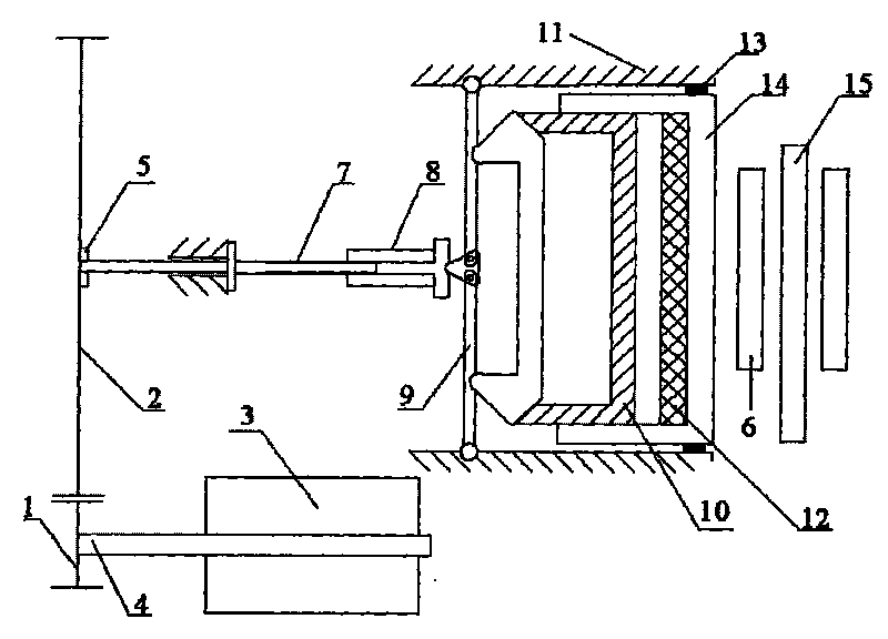 Automobile disk-type braking method and device based on motor drive