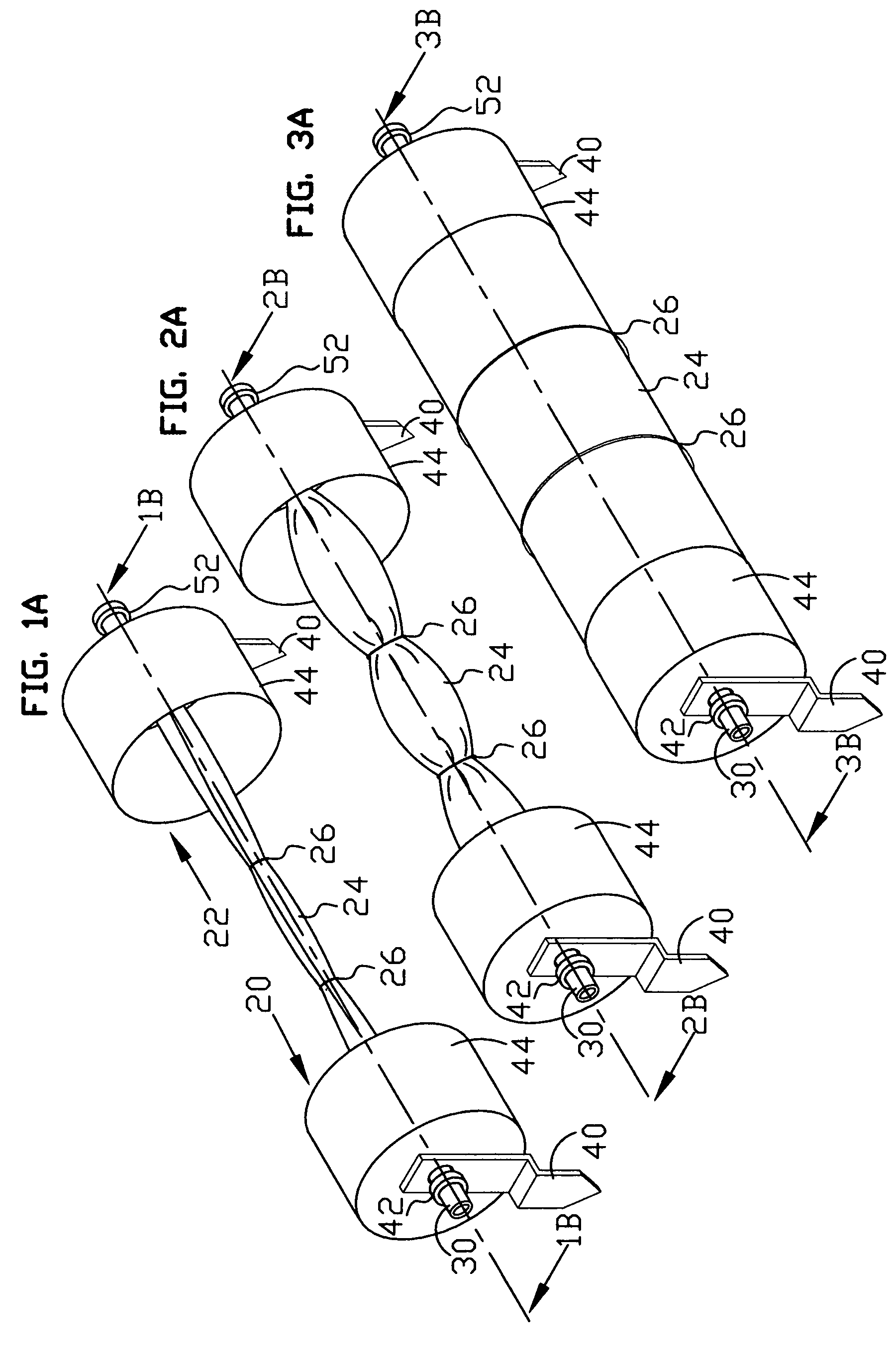 Tensioned inflatable cover module