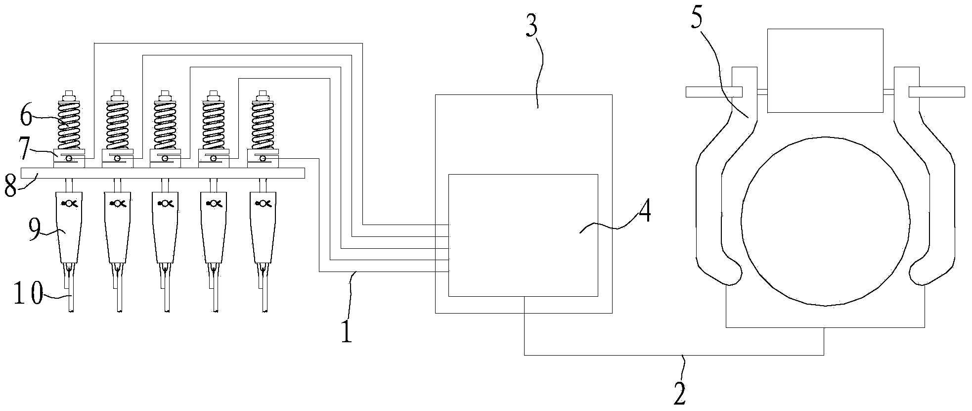 Device and method for detecting broken strands of hoisting steel wire rope