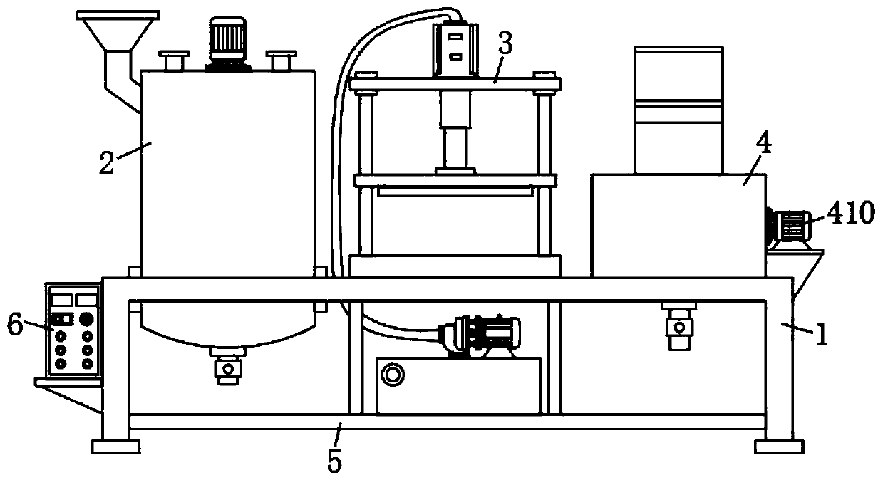 Preparation equipment for rapid aquatic plant rooting nutrition powder and preparation method thereof