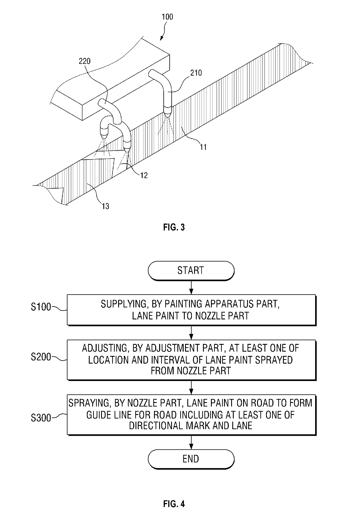 Constructing apparatus and method of guide line for road