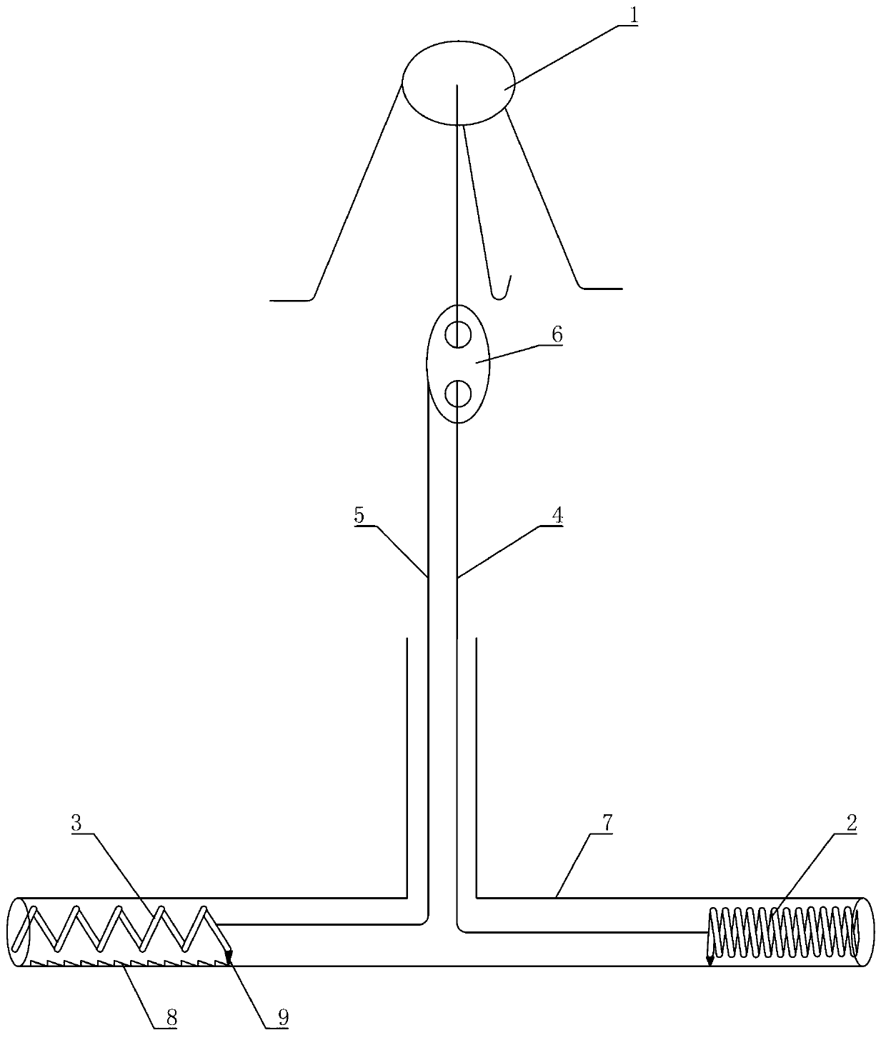 Rock stratum bidirectional displacement monitoring device and monitoring method