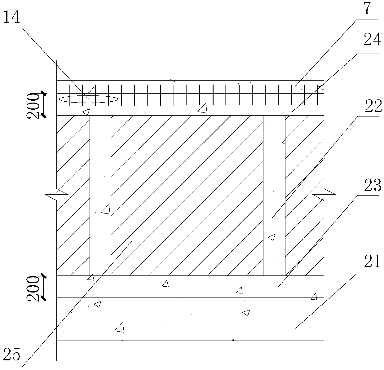 Waterproof method for precast concrete external wall hanging plate