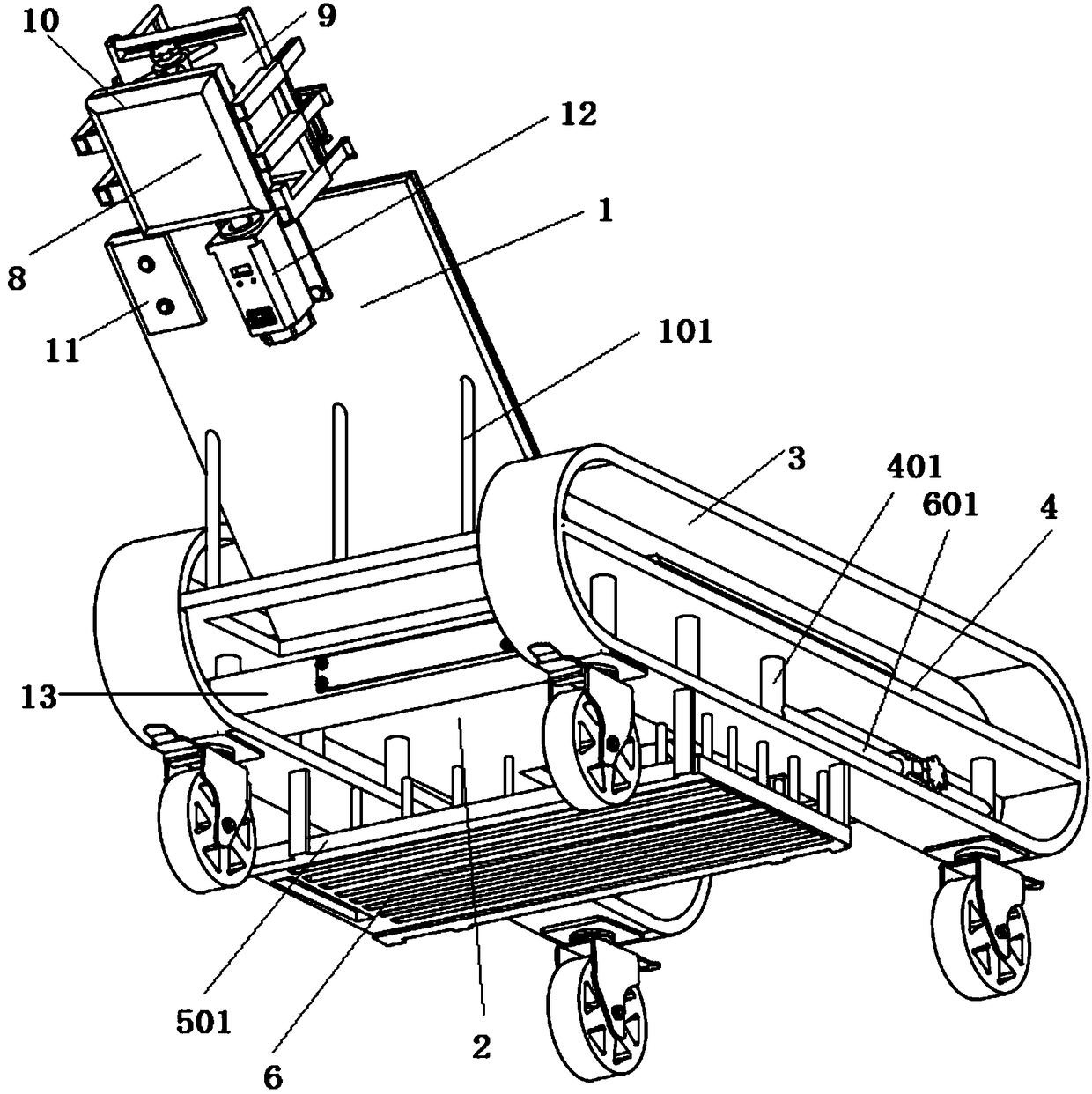 Dental chair for dyskinesia patient