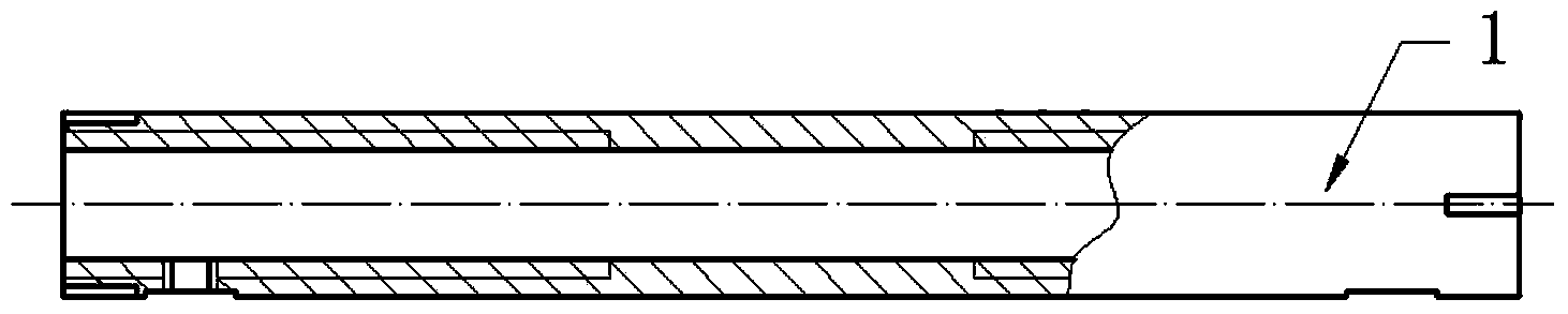 Cable net reflecting surface developable antenna thread differential motion cable length adjusting device and adjusting method