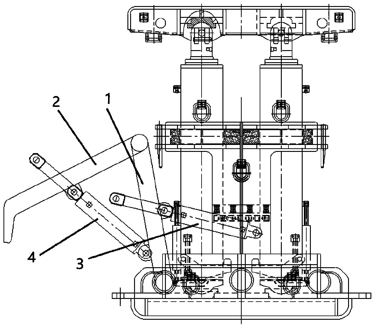 Self-moving device of repeated-free supporting unit bracket