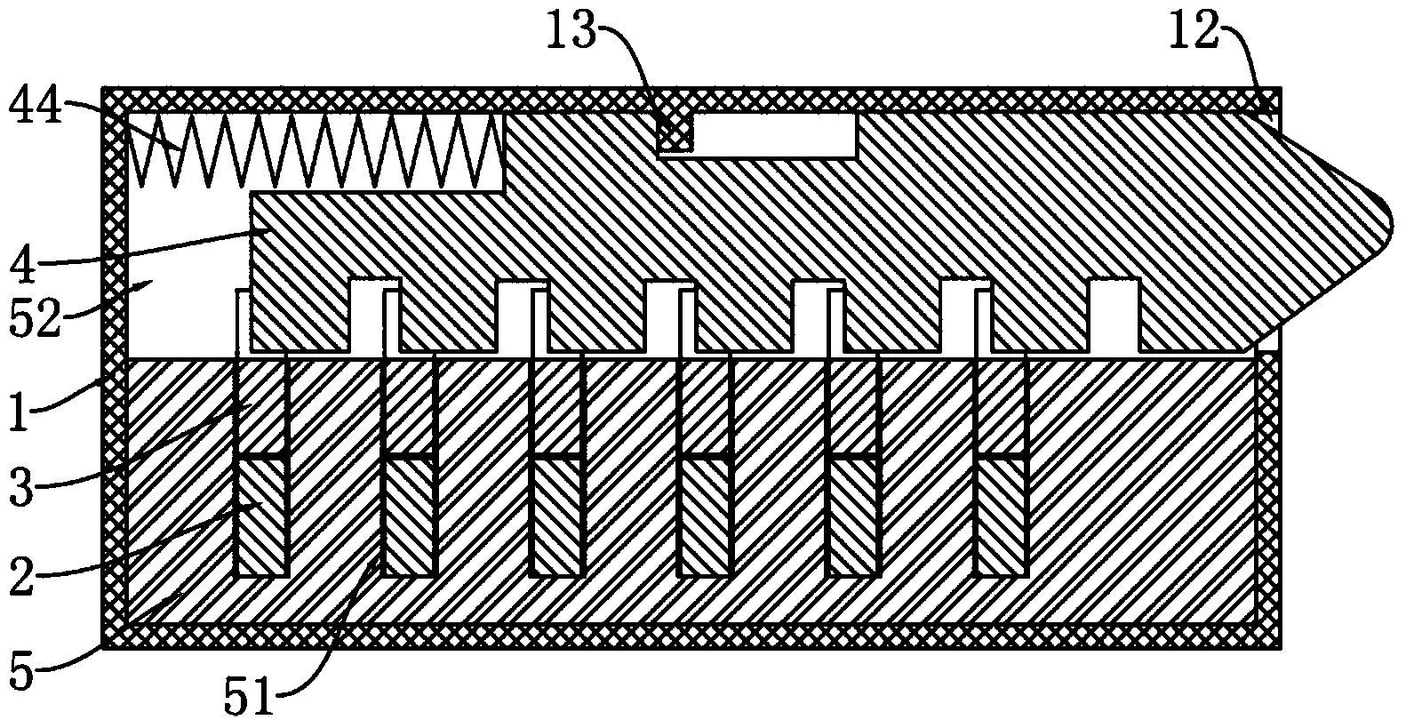 Closed type solid lock cylinder and lock