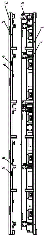 Refrigerator composite door foam mold