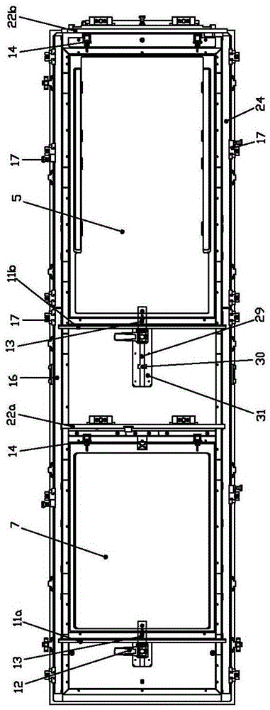 Refrigerator composite door foam mold