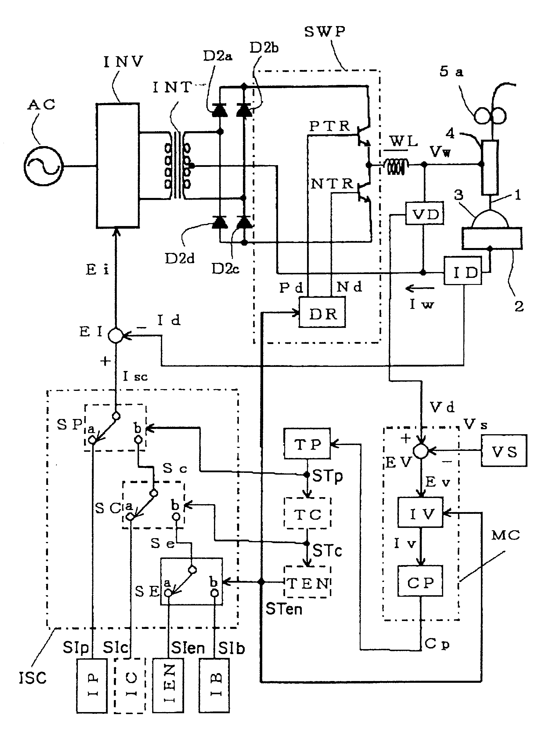 Method and apparatus for controlling AC pulse arc welding and welding power source apparatus