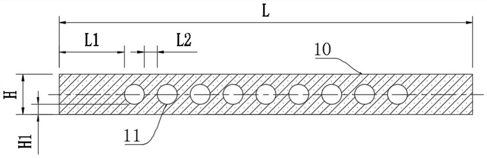 Bar sticking plate for slicing machine