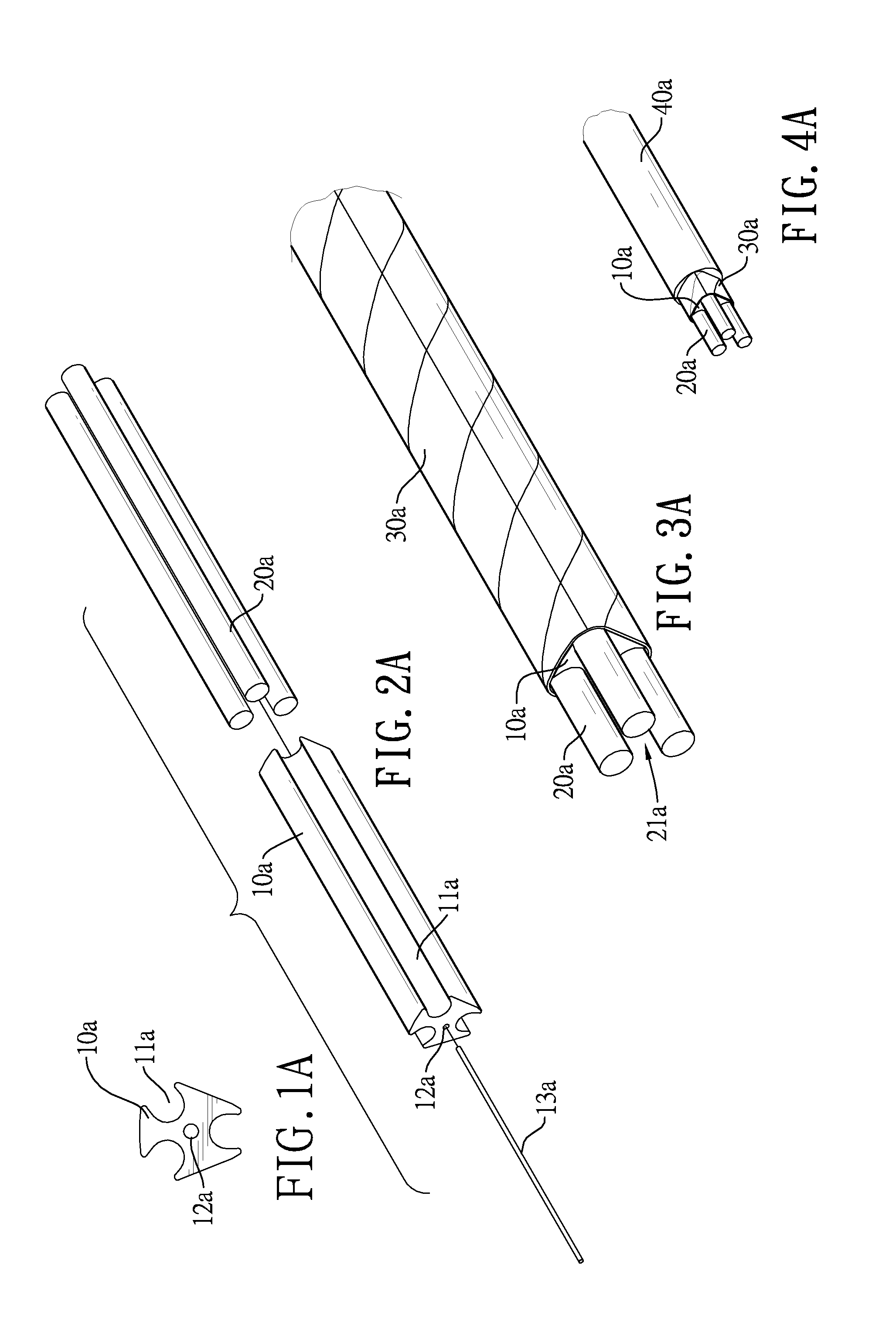 Parallel structure high conductibility cable with conductor keeper