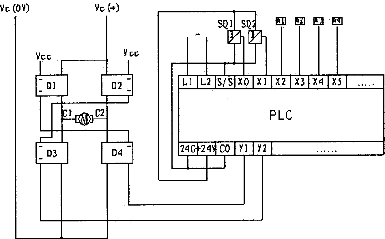 Short range cutting method of wire quick-moving type electrospark wire-electrode cutting machine tool and device