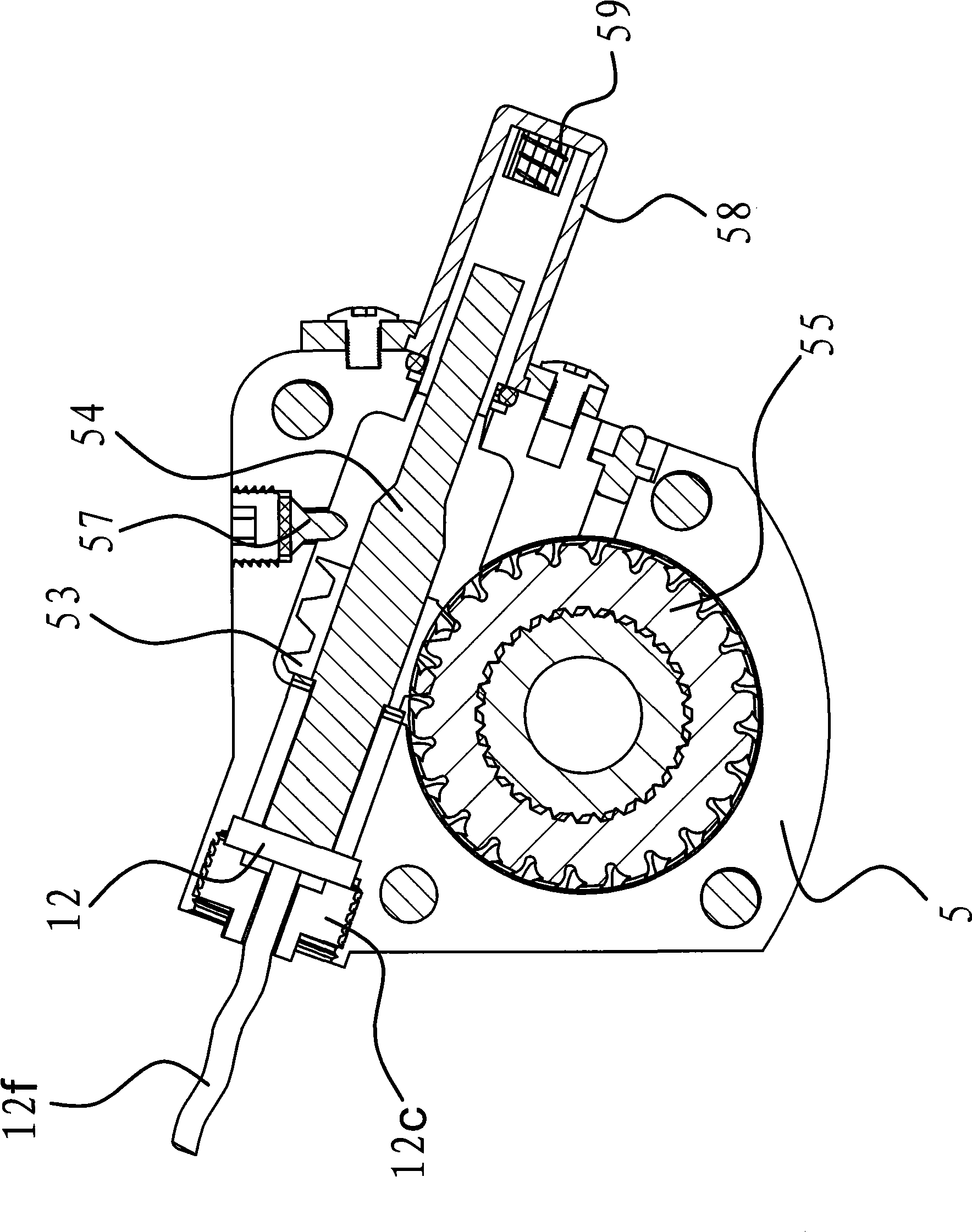 Belt-retracting device for tightener