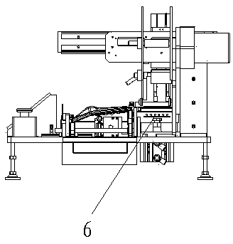 Calculator foot pad attaching machine