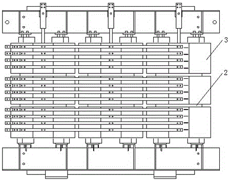 Line outlet structure of internal water cooling phase-shifting transformer