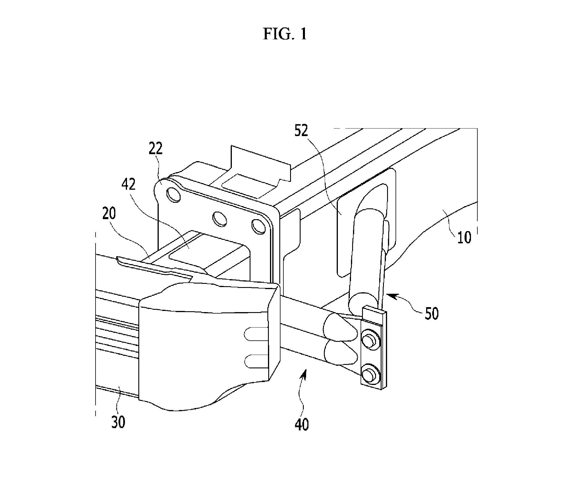 Vehicle body reinforcing structure for coping with small overlap collision