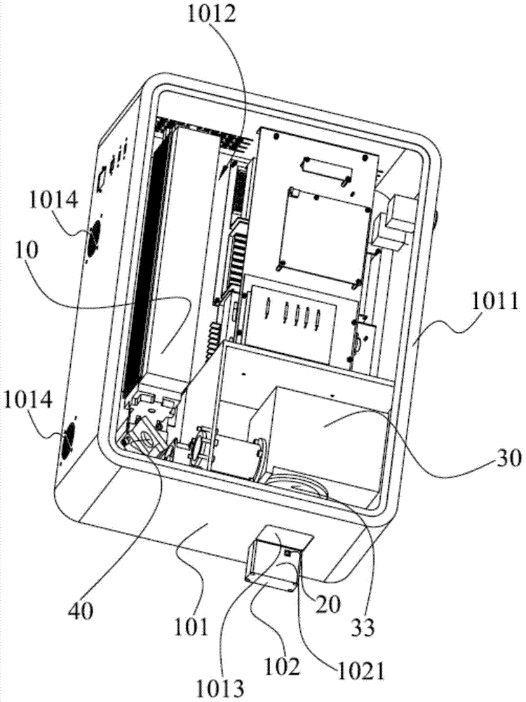 A laser marking machine