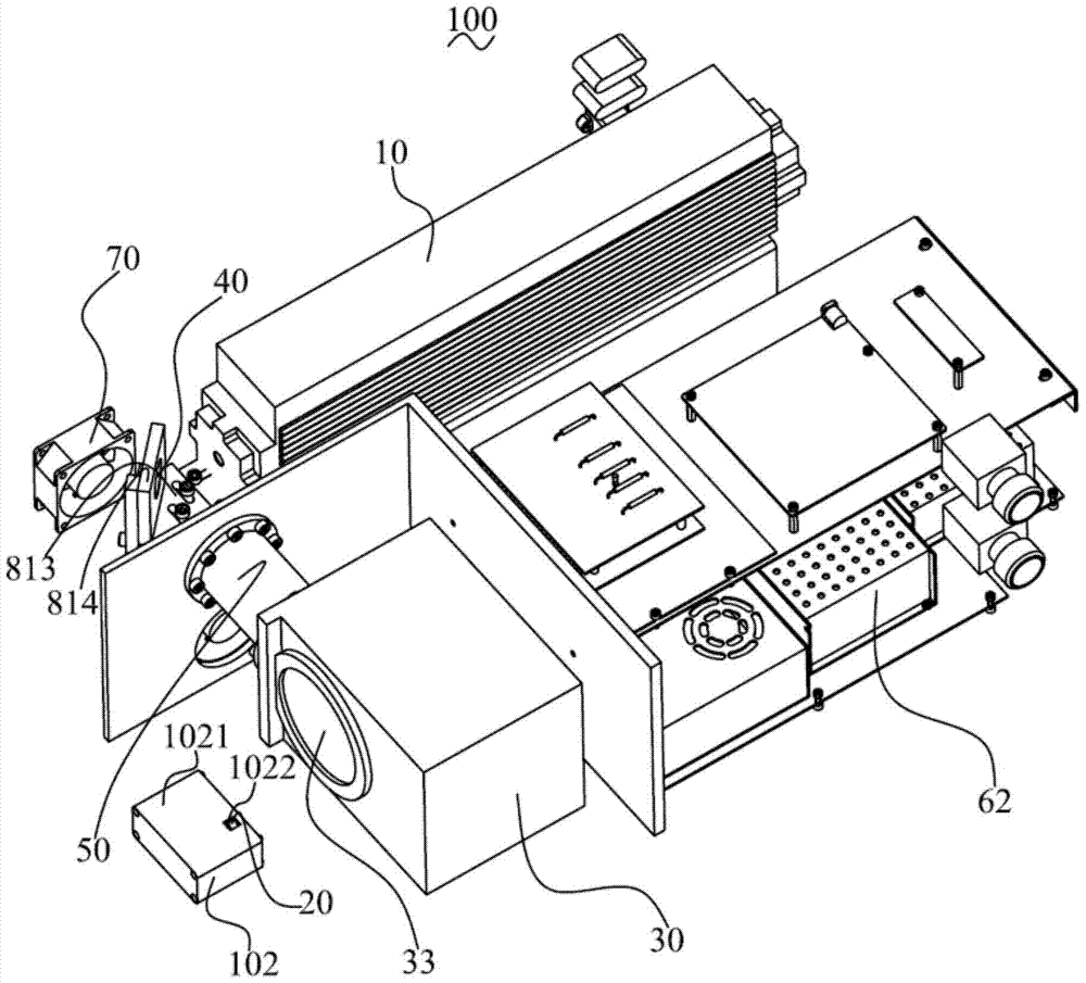 A laser marking machine