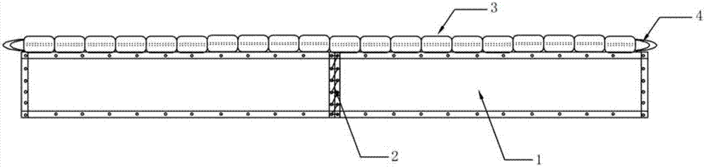 Method enabling trawl net to vertically expand