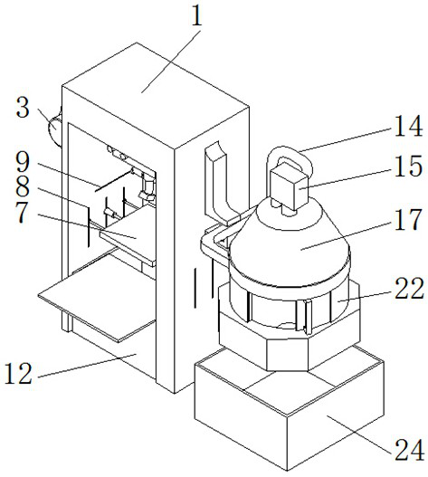 Metal 3D printer metal powder collecting device convenient to recycle