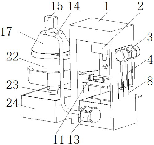 Metal 3D printer metal powder collecting device convenient to recycle