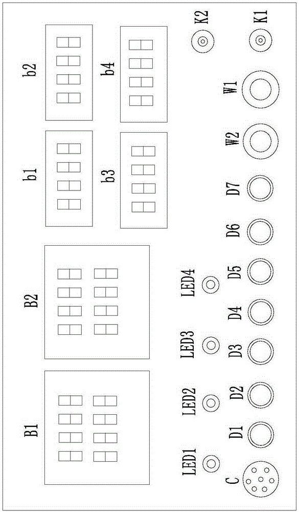 Detector for fuel oil filter water level sensor