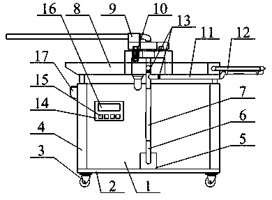 Intelligent segmental box girder spraying maintenance system