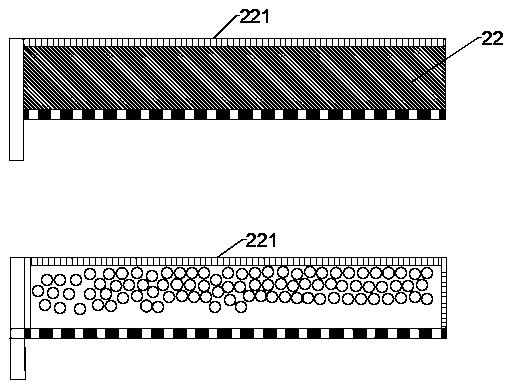 Tower biological filter with fast surface renewal