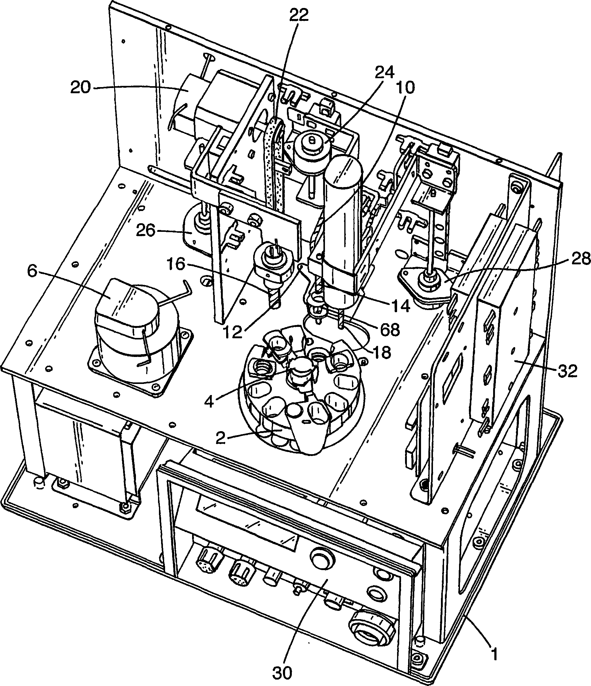 Apparatus for processing a fluid sample