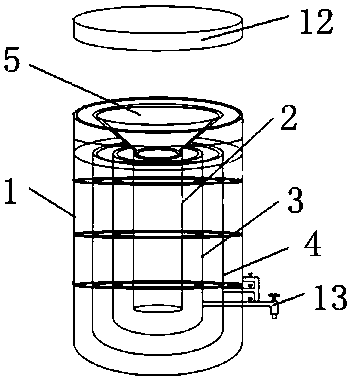 Multifunctional sleeve type water purifying device