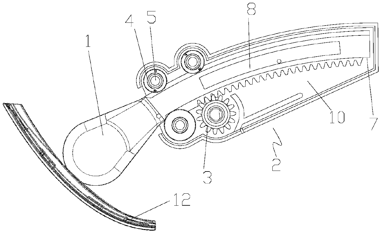 Wind deflector drive mechanism and air conditioner wall-mounted unit